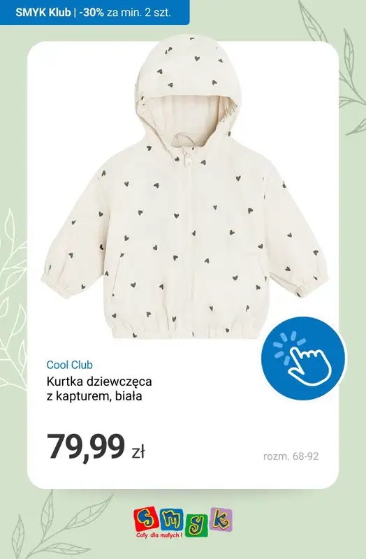 Smyk - gazetka promocyjna -30% na NOWĄ KOLEKCJĘ przy min 2 szt. - dla Klubowiczów! od czwartku 26.02 do poniedziałku 02.03 - strona 3