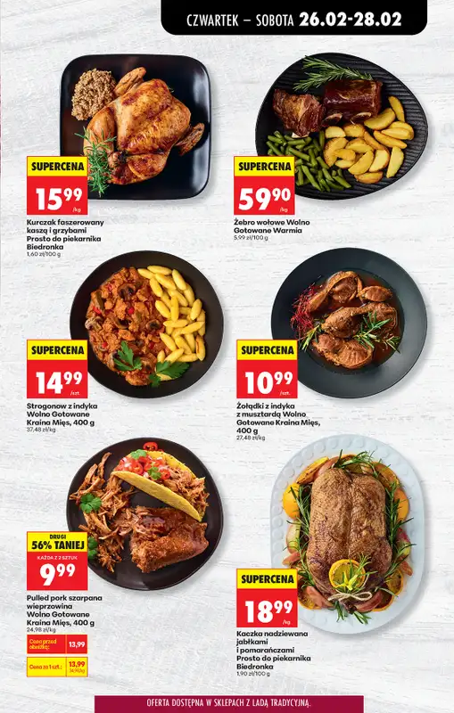 Biedronka - gazetka promocyjna Od czwartku, Z ladą tradycyjną od czwartku 26.02 do środy 04.03 - strona 45