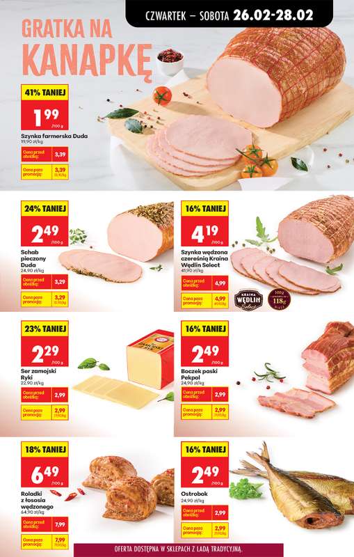 Biedronka - gazetka promocyjna Od czwartku, Z ladą tradycyjną od czwartku 26.02 do środy 04.03 - strona 43