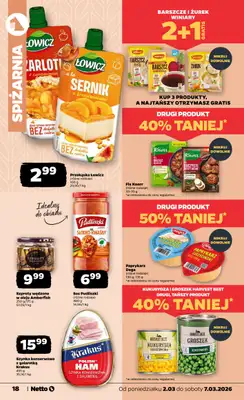 Netto - gazetka promocyjna Gazetka od poniedziałku 02.03 do soboty 07.03 - strona 18