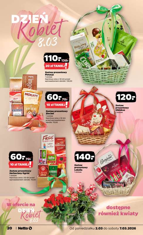 Netto - gazetka promocyjna Gazetka od poniedziałku 02.03 do soboty 07.03 - strona 20