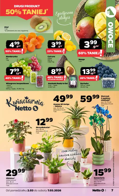 Netto - gazetka promocyjna Gazetka od poniedziałku 02.03 do soboty 07.03 - strona 7