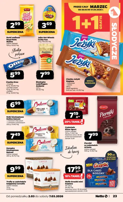 Netto - gazetka promocyjna Gazetka od poniedziałku 02.03 do soboty 07.03 - strona 23