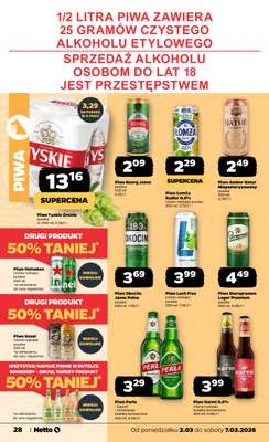 Netto - gazetka promocyjna Gazetka od poniedziałku 02.03 do soboty 07.03 - strona 28