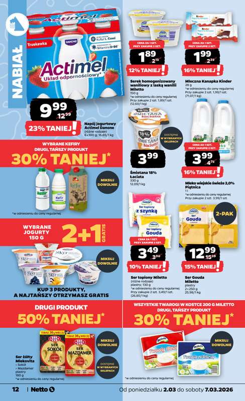 Netto - gazetka promocyjna Gazetka od poniedziałku 02.03 do soboty 07.03 - strona 12