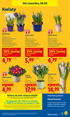 Lidl - gazetka promocyjna Oferta od czwartku od czwartku 26.02 do soboty 28.02 - strona 57