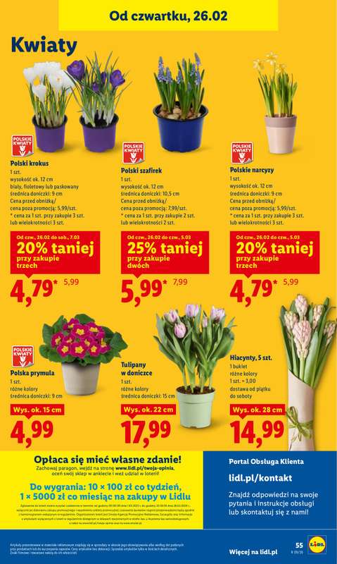 Lidl - gazetka promocyjna Oferta od czwartku od czwartku 26.02 do soboty 28.02 - strona 57