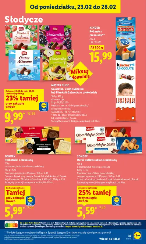 Lidl - gazetka promocyjna Oferta od czwartku od czwartku 26.02 do soboty 28.02 - strona 39