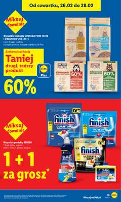 Lidl - gazetka promocyjna Oferta od czwartku od czwartku 26.02 do soboty 28.02 - strona 15