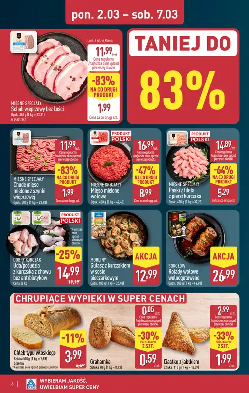 Aldi - gazetka promocyjna Pełny katalog! od poniedziałku 02.03 do soboty 07.03 - strona 6