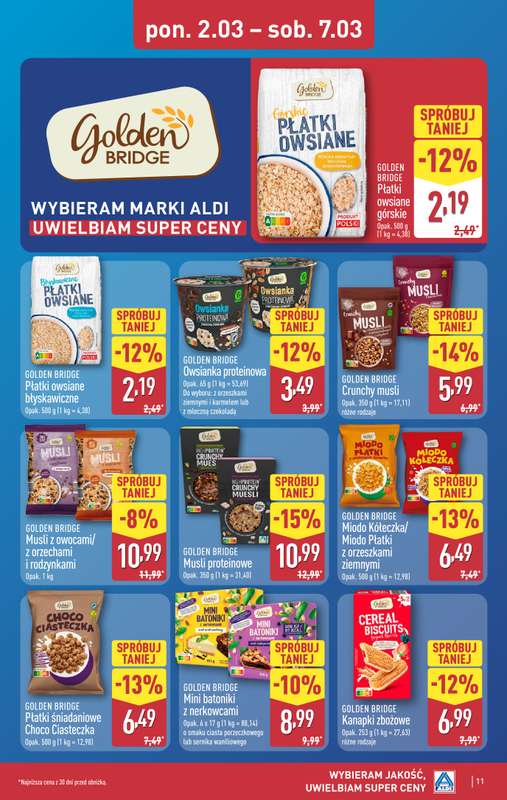 Aldi - gazetka promocyjna Pełny katalog! od poniedziałku 02.03 do soboty 07.03 - strona 11