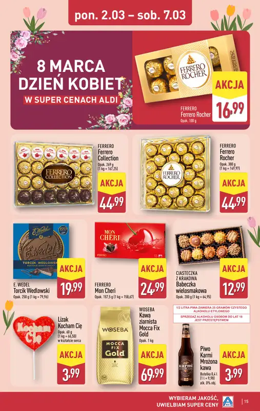 Aldi - gazetka promocyjna Pełny katalog! od poniedziałku 02.03 do soboty 07.03 - strona 15