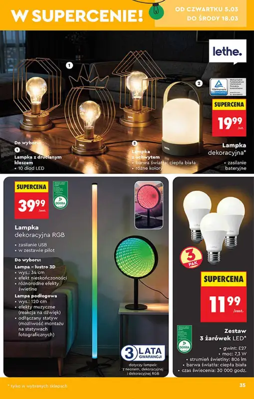 Biedronka - gazetka promocyjna Hity i inspiracje, od 28.02 od soboty 28.02 do środy 18.03 - strona 35