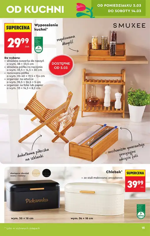 Biedronka - gazetka promocyjna Hity i inspiracje, od 28.02 od soboty 28.02 do środy 18.03 - strona 15