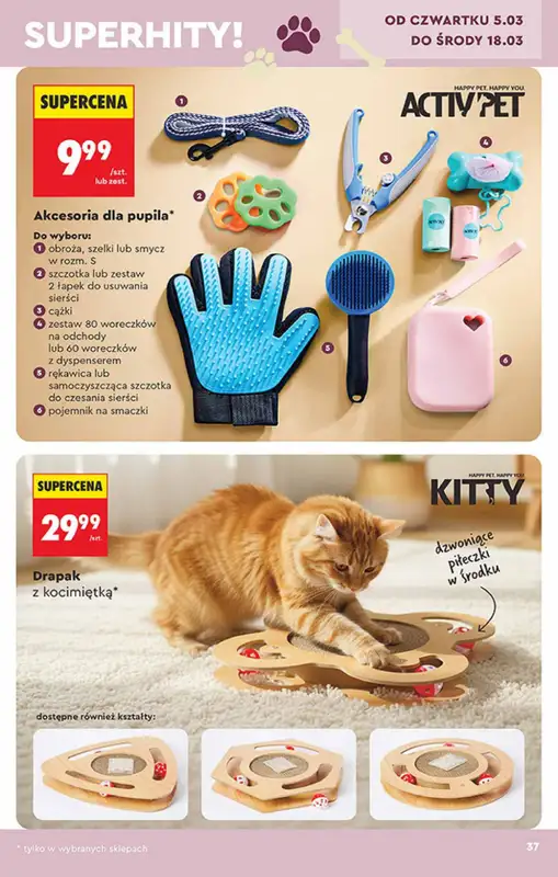 Biedronka - gazetka promocyjna Hity i inspiracje, od 28.02 od soboty 28.02 do środy 18.03 - strona 37