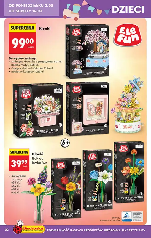 Biedronka - gazetka promocyjna Hity i inspiracje, od 28.02 od soboty 28.02 do środy 18.03 - strona 22