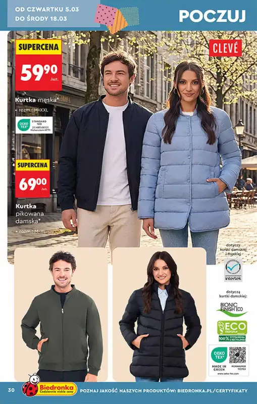Biedronka - gazetka promocyjna Hity i inspiracje, od 28.02 od soboty 28.02 do środy 18.03 - strona 30