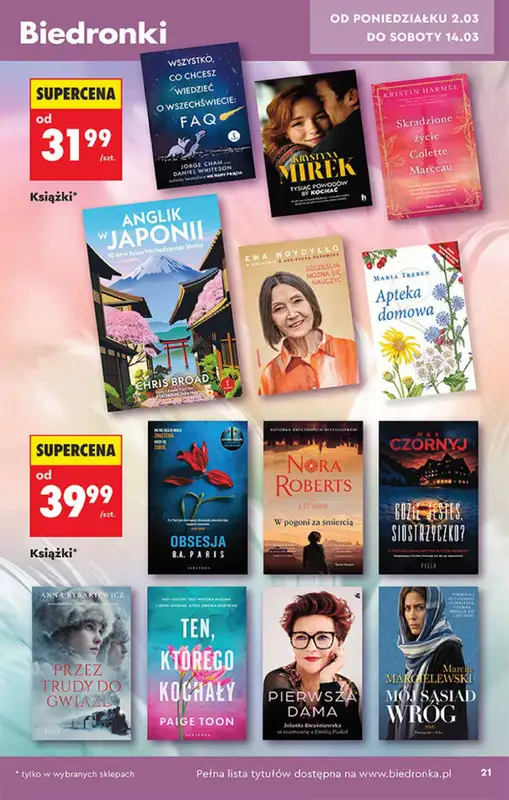 Biedronka - gazetka promocyjna Hity i inspiracje, od 28.02 od soboty 28.02 do środy 18.03 - strona 21