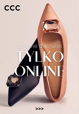 CCC - gazetka promocyjna Damskie obuwie TYLKO ONLINE od soboty 28.02 