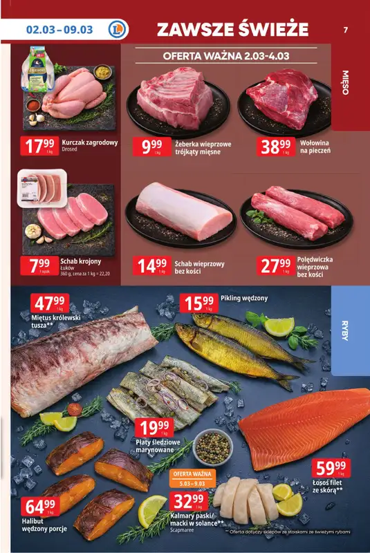 Leclerc - gazetka promocyjna Oferta E.Leclerc I Tanio to tu! od wtorku 03.03 do poniedziałku 09.03 - strona 7