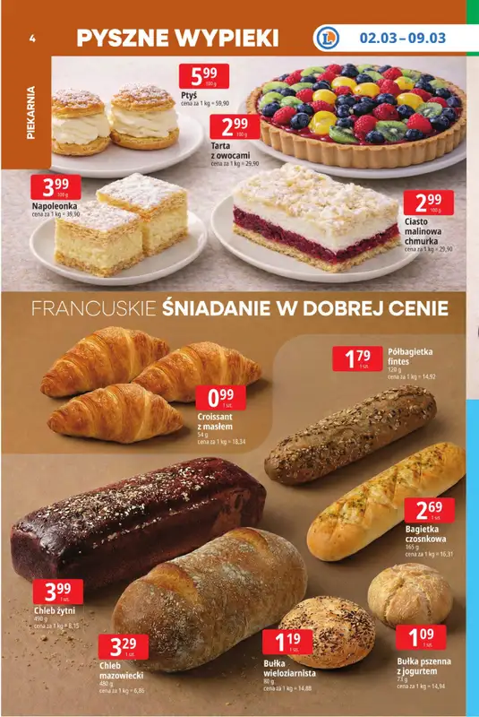 Leclerc - gazetka promocyjna Oferta E.Leclerc I Tanio to tu! od wtorku 03.03 do poniedziałku 09.03 - strona 4