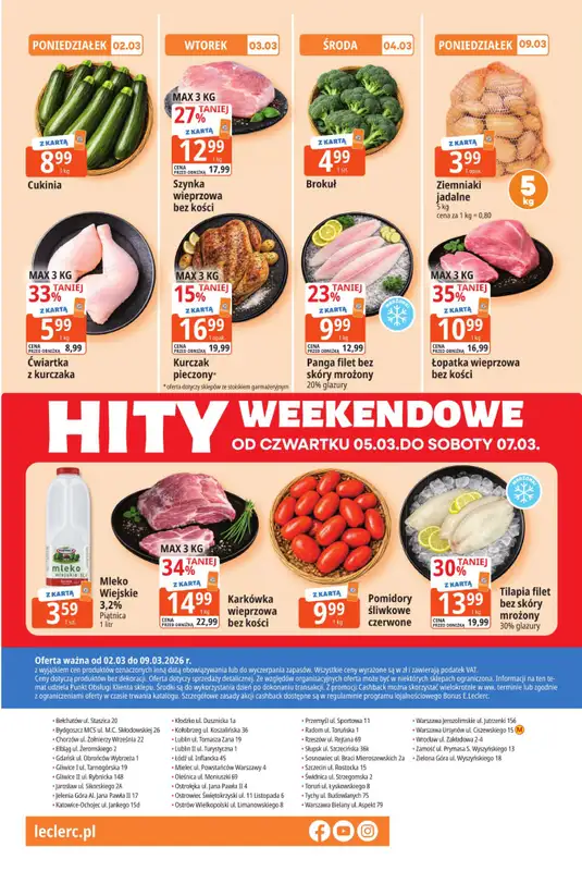 Leclerc - gazetka promocyjna Oferta E.Leclerc I Tanio to tu! od wtorku 03.03 do poniedziałku 09.03 - strona 16