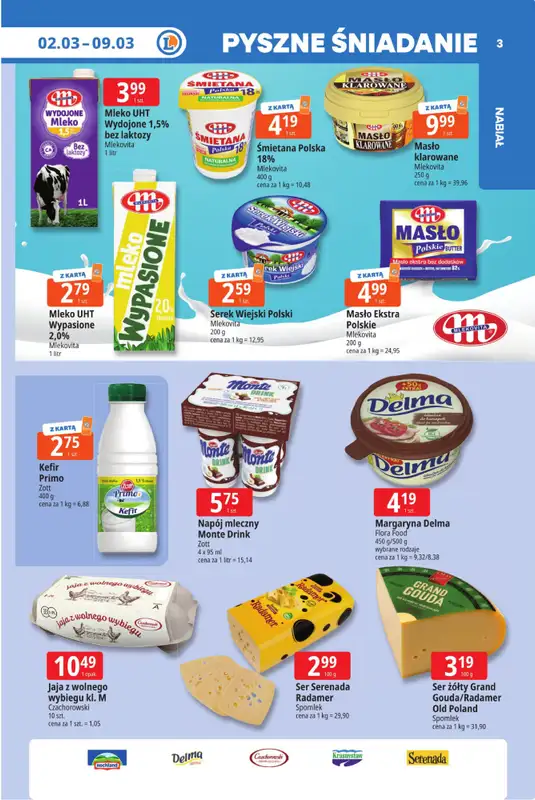 Leclerc - gazetka promocyjna Oferta E.Leclerc I Tanio to tu! od wtorku 03.03 do poniedziałku 09.03 - strona 3