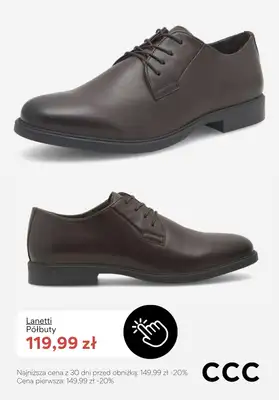 CCC - gazetka promocyjna Męskie obuwie WIOSENNE od niedzieli 01.03  - strona 3