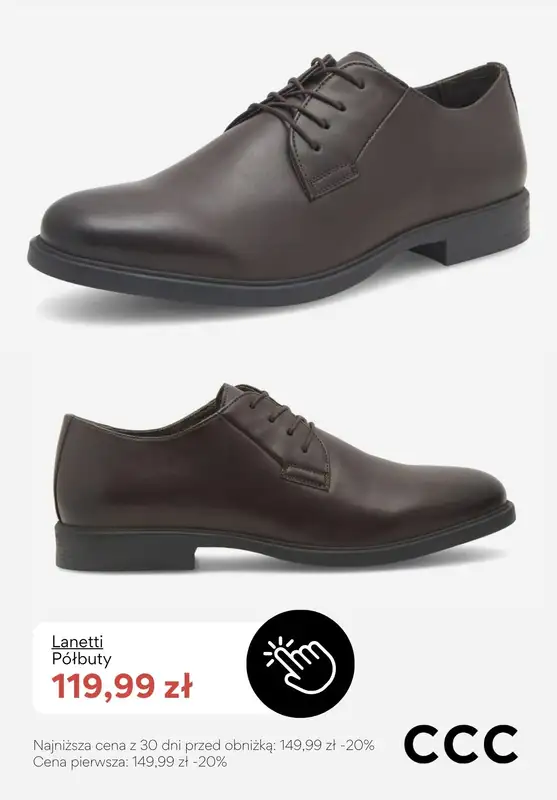 CCC - gazetka promocyjna Męskie obuwie WIOSENNE od niedzieli 01.03  - strona 3