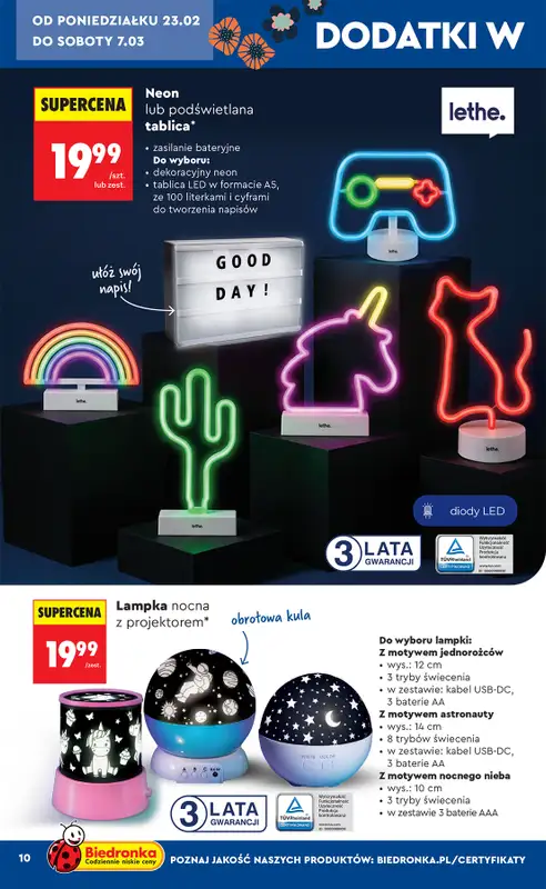 Biedronka - gazetka promocyjna Hity i inspiracje, od 21.02 od soboty 21.02 do środy 11.03 - strona 12