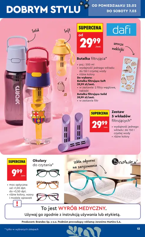 Biedronka - gazetka promocyjna Hity i inspiracje, od 21.02 od soboty 21.02 do środy 11.03 - strona 15