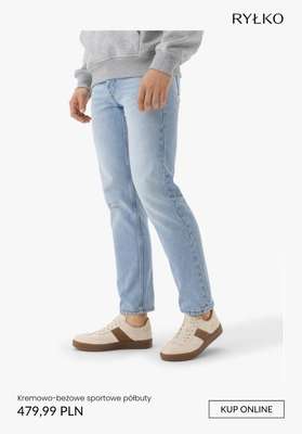 Beżowe sportowe półbuty