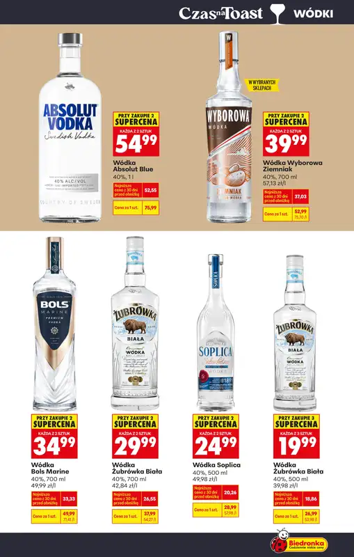 Biedronka - gazetka promocyjna Czas na toast od poniedziałku 23.02 do soboty 07.03 - strona 42