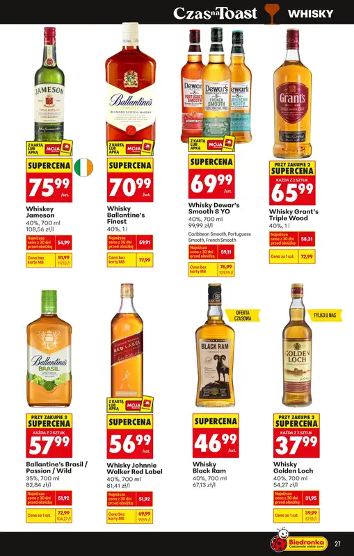 Biedronka - gazetka promocyjna Czas na toast od poniedziałku 23.02 do soboty 07.03 - strona 33