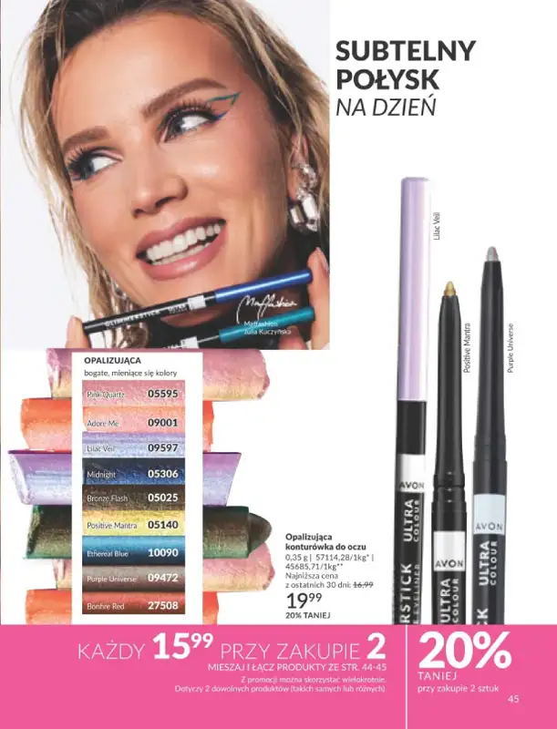 AVON - gazetka promocyjna Katalog Marzec 2026 od soboty 28.02 do wtorku 31.03 - strona 45