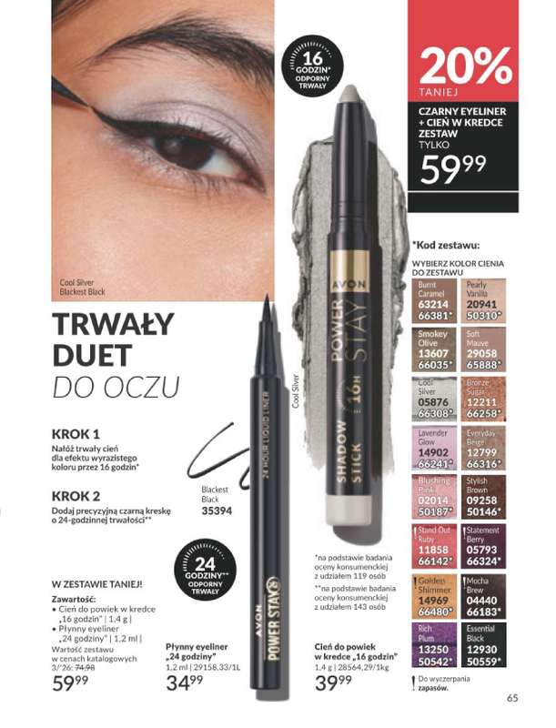 AVON - gazetka promocyjna Katalog Marzec 2026 od soboty 28.02 do wtorku 31.03 - strona 65