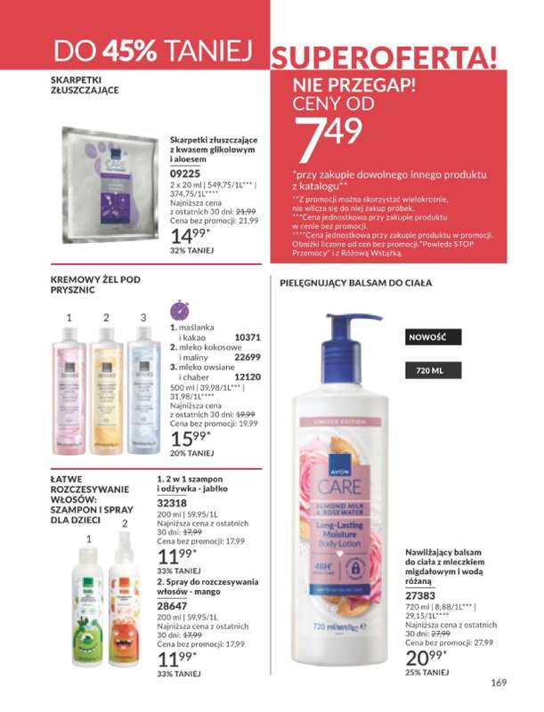 AVON - gazetka promocyjna Katalog Marzec 2026 od soboty 28.02 do wtorku 31.03 - strona 169
