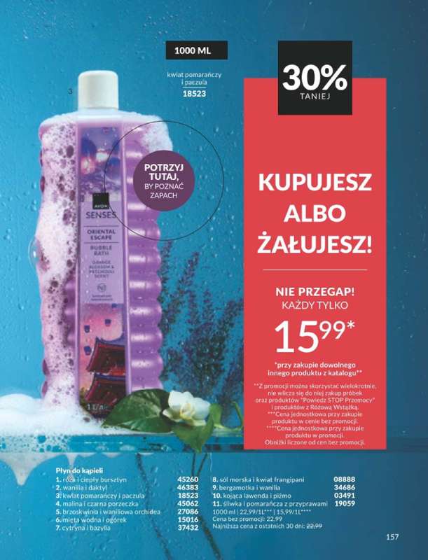 AVON - gazetka promocyjna Katalog Marzec 2026 od soboty 28.02 do wtorku 31.03 - strona 157
