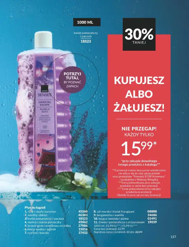 AVON - gazetka promocyjna Katalog Marzec 2026 od soboty 28.02 do wtorku 31.03 - strona 157