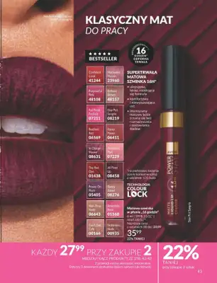 AVON - gazetka promocyjna Katalog Marzec 2026 od soboty 28.02 do wtorku 31.03 - strona 43