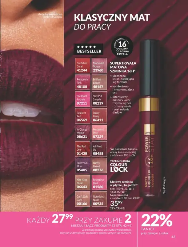 AVON - gazetka promocyjna Katalog Marzec 2026 od soboty 28.02 do wtorku 31.03 - strona 43