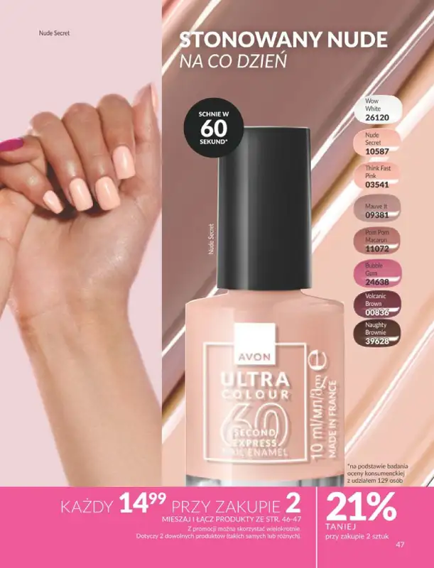 AVON - gazetka promocyjna Katalog Marzec 2026 od soboty 28.02 do wtorku 31.03 - strona 47