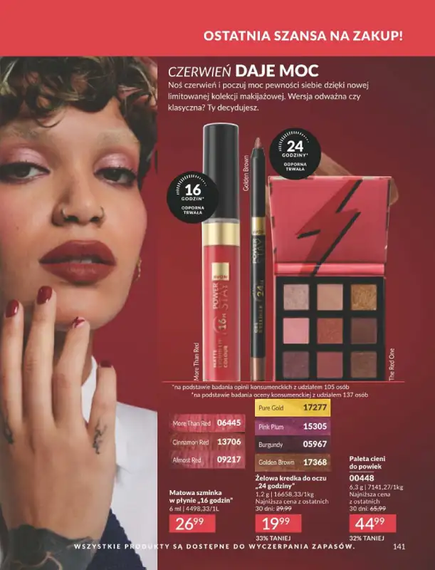 AVON - gazetka promocyjna Katalog Marzec 2026 od soboty 28.02 do wtorku 31.03 - strona 141