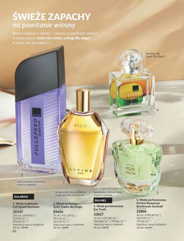 AVON - gazetka promocyjna Katalog Marzec 2026 od soboty 28.02 do wtorku 31.03 - strona 86