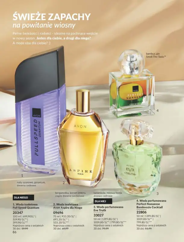 AVON - gazetka promocyjna Katalog Marzec 2026 od soboty 28.02 do wtorku 31.03 - strona 86