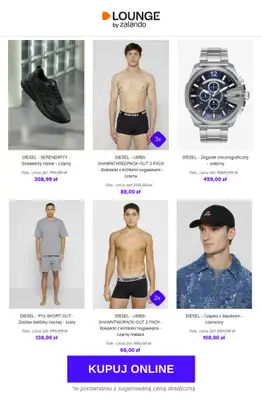 Lounge by Zalando - gazetka promocyjna Do -79% DIESEL od piątku 27.02 do niedzieli 01.03 - strona 8