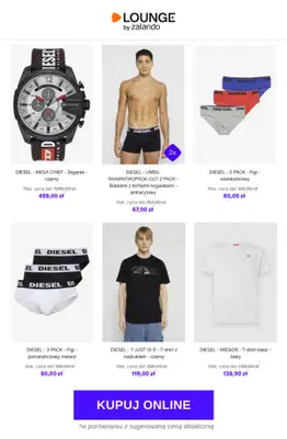 Lounge by Zalando - gazetka promocyjna Do -79% DIESEL od piątku 27.02 do niedzieli 01.03 - strona 4