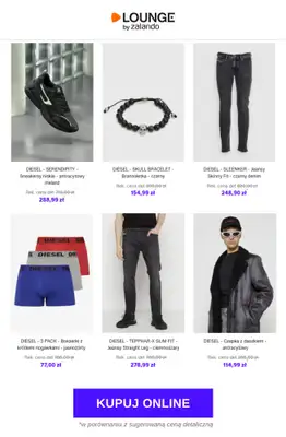 Lounge by Zalando - gazetka promocyjna Do -79% DIESEL od piątku 27.02 do niedzieli 01.03 - strona 10