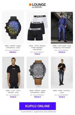 Lounge by Zalando - gazetka promocyjna Do -79% DIESEL od piątku 27.02 do niedzieli 01.03 - strona 7