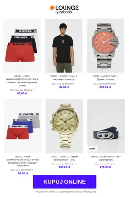 Lounge by Zalando - gazetka promocyjna Do -79% DIESEL od piątku 27.02 do niedzieli 01.03 - strona 3